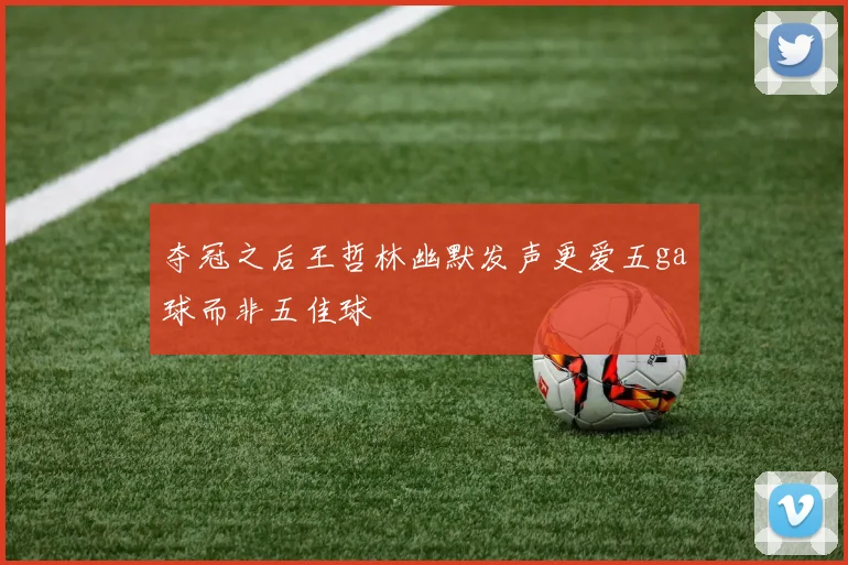 夺冠之后王哲林幽默发声更爱五ga球而非五佳球